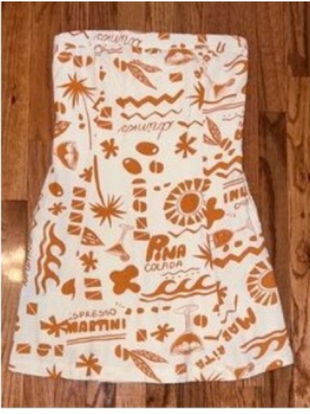 Darling JESSICA SIMPSON’S cotton blend strapless dress, Size S